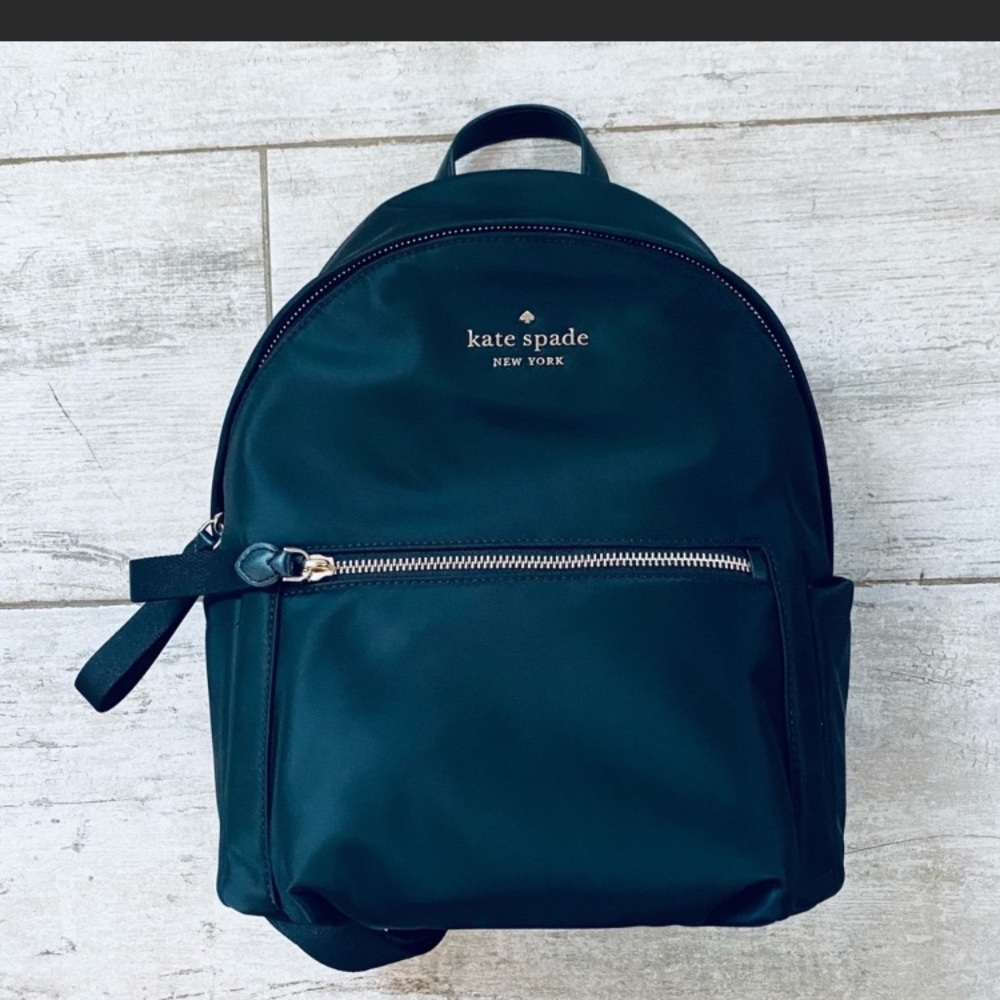 Authentic Kate spade Chelsea black nylon backpack